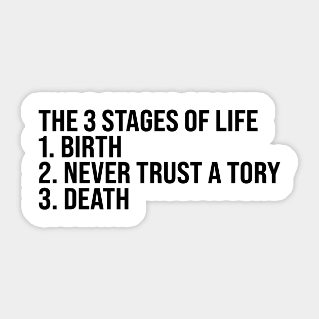 The 3 Stages of Life Sticker by n23tees